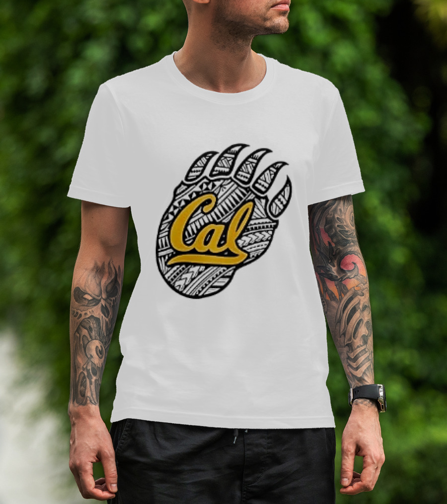 Cal Bears Football From The Bay To The Islands Bear Claw T-Shirt