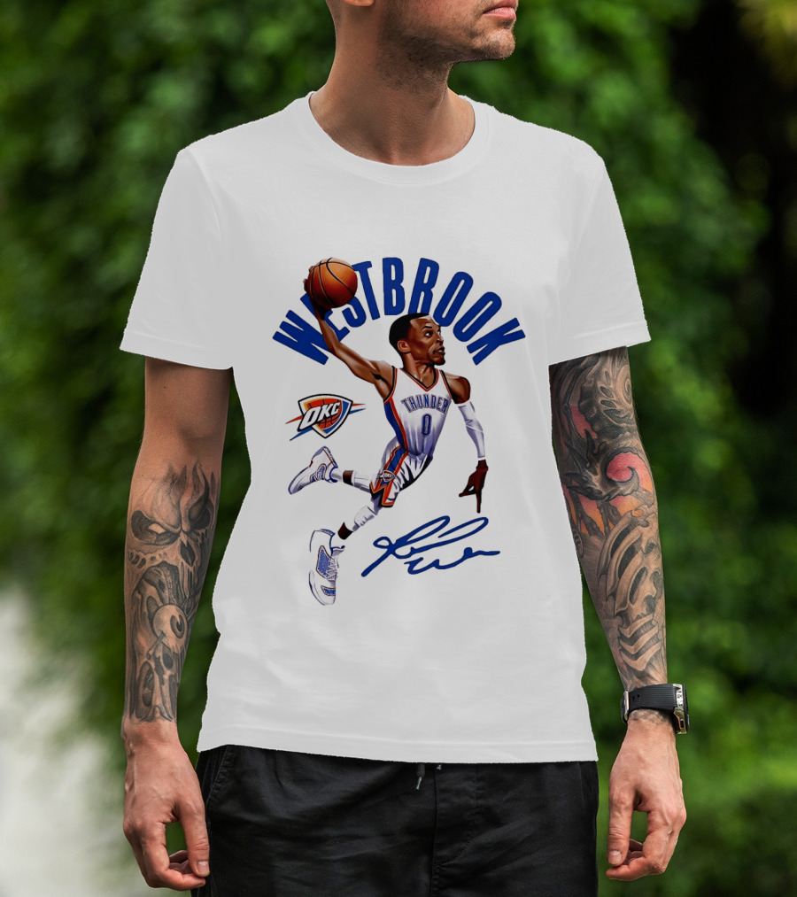 Russell Westbrook Oklahoma City Thunder OKC NBA Westbrook Thunder T-Shirt