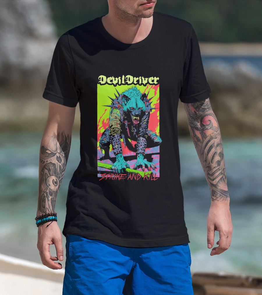 DevilDriver Strive And Kill Bone Hyena T-Shirt