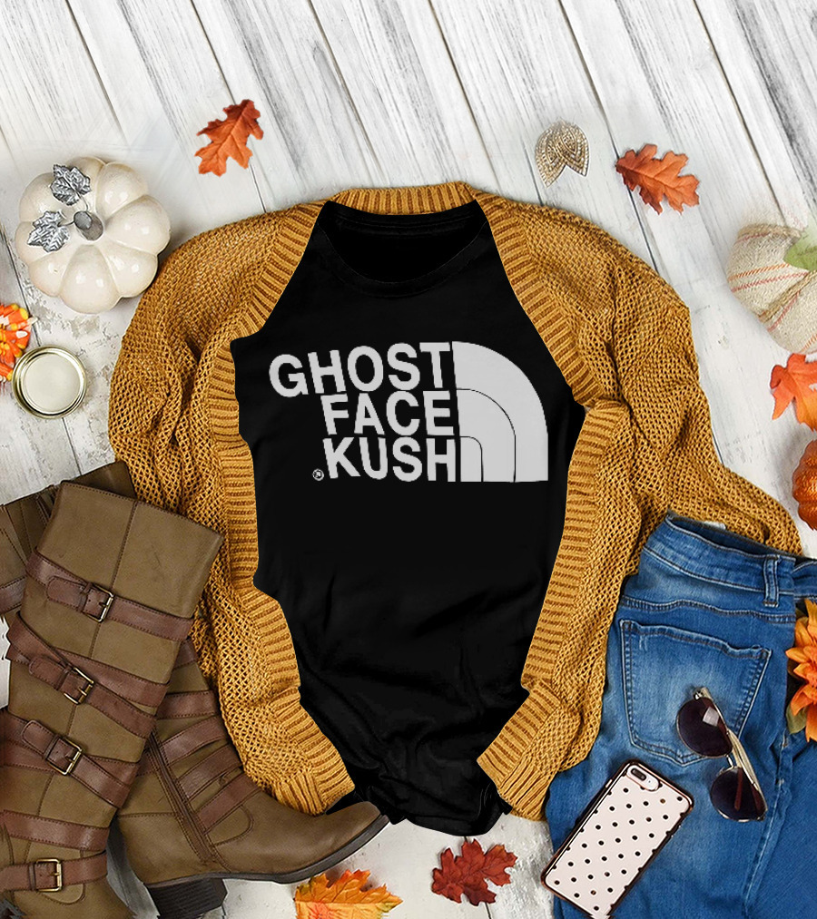 Ghost Face Kush North Face T-Shirt
