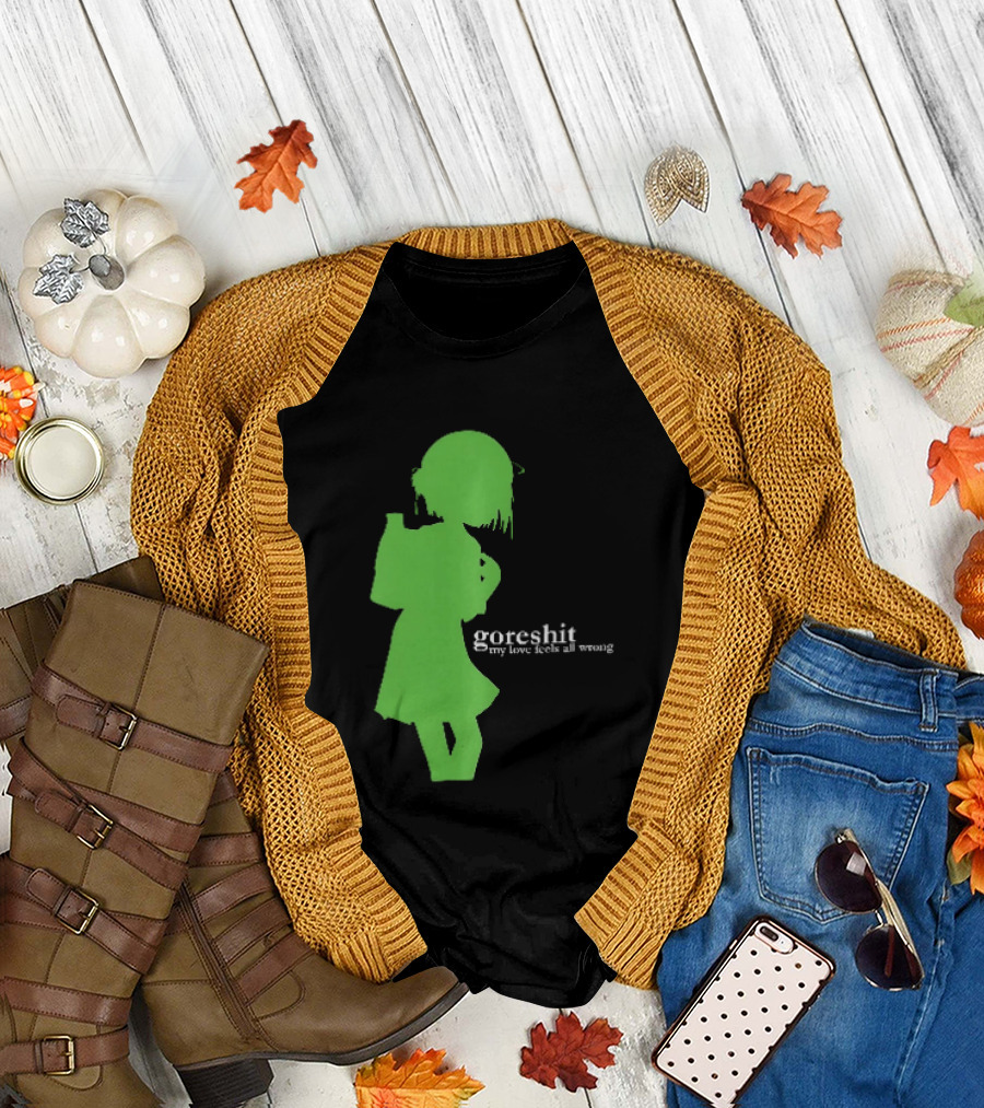 Goreshit My Love Feels All Wrong Anime T-Shirt