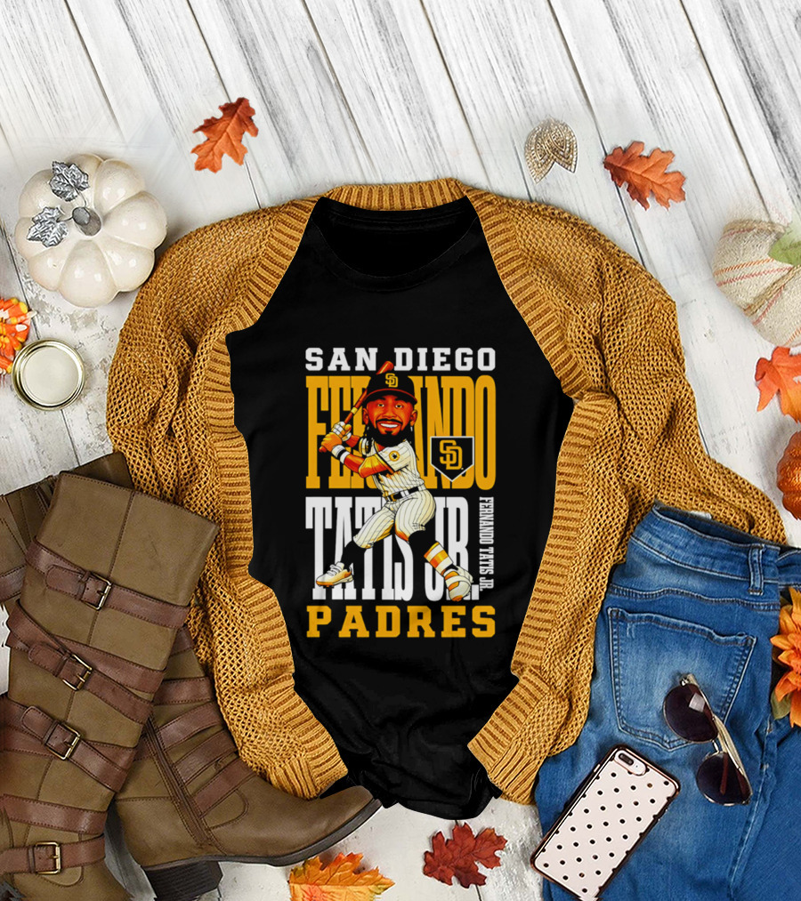 San Diego Padres Fernando Tatis Jr Iconic Baseball Star T-Shirt
