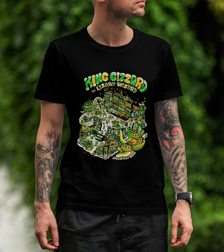 King Gizzard And The Lizard Wizard Drag Night 2026 Festival King Gizzard Stage T-Shirt