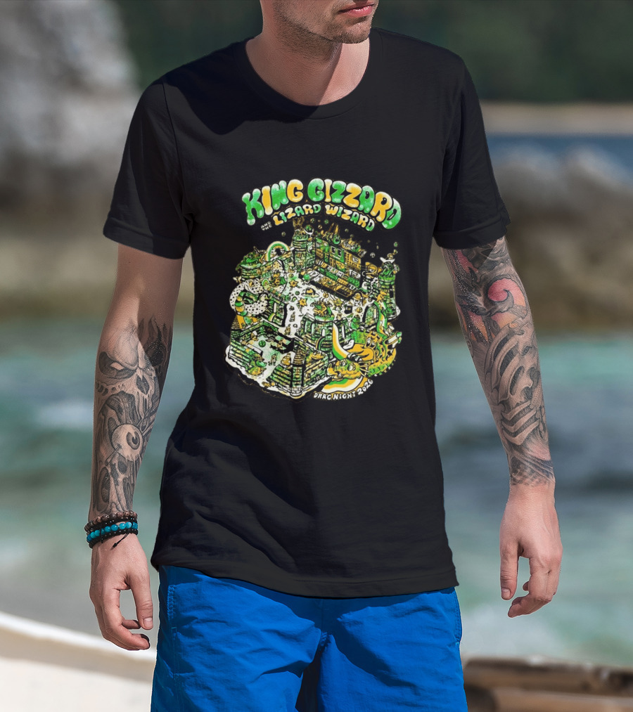 King Gizzard And The Lizard Wizard Drag Night 2026 Festival King Gizzard Stage T-Shirt