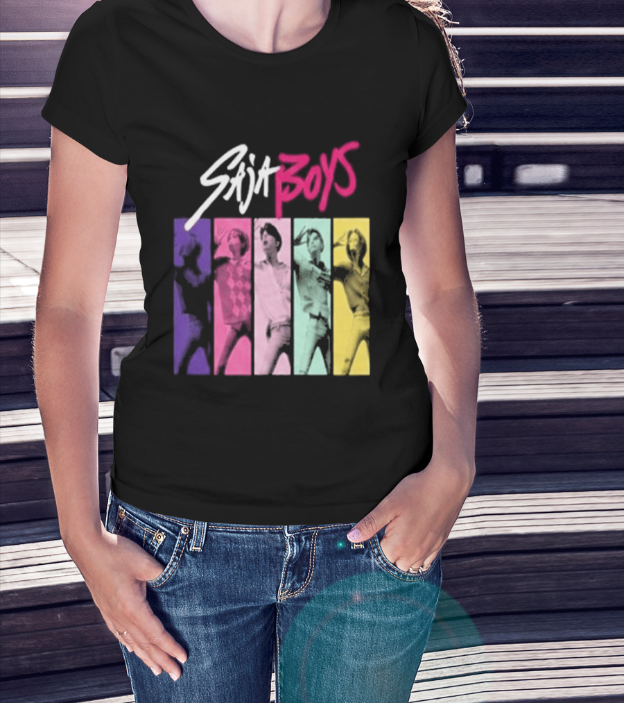 Saja Boys Kpop Demon Hunters World Tour Colorful T-Shirt