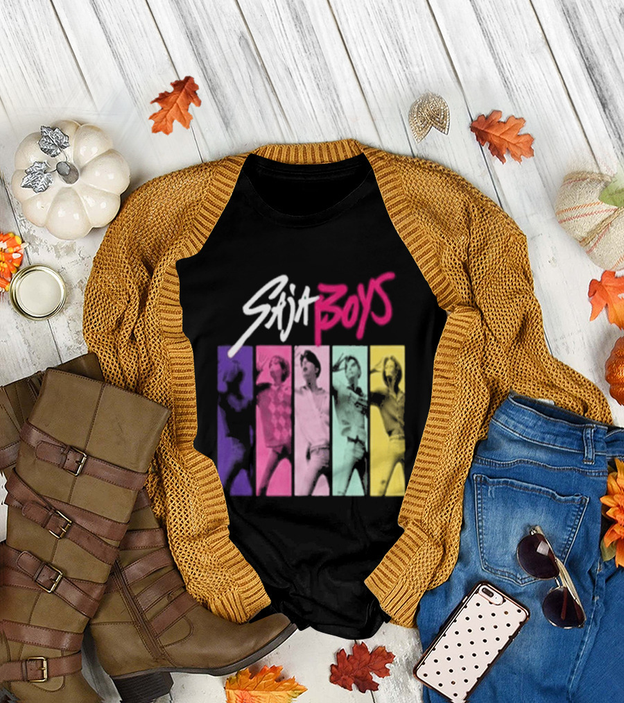 Saja Boys Kpop Demon Hunters World Tour Colorful T-Shirt