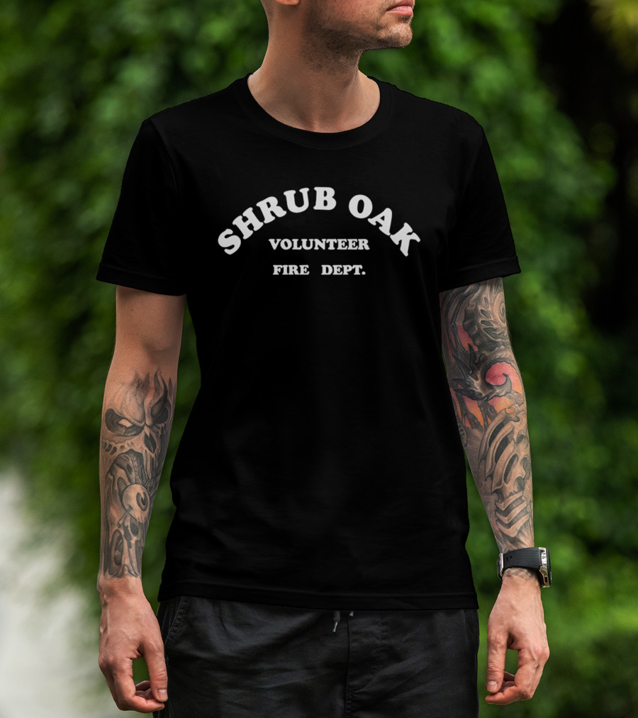 Shrub Oak Volunteer Fire Dept Firefighter Community Service T-Shirt