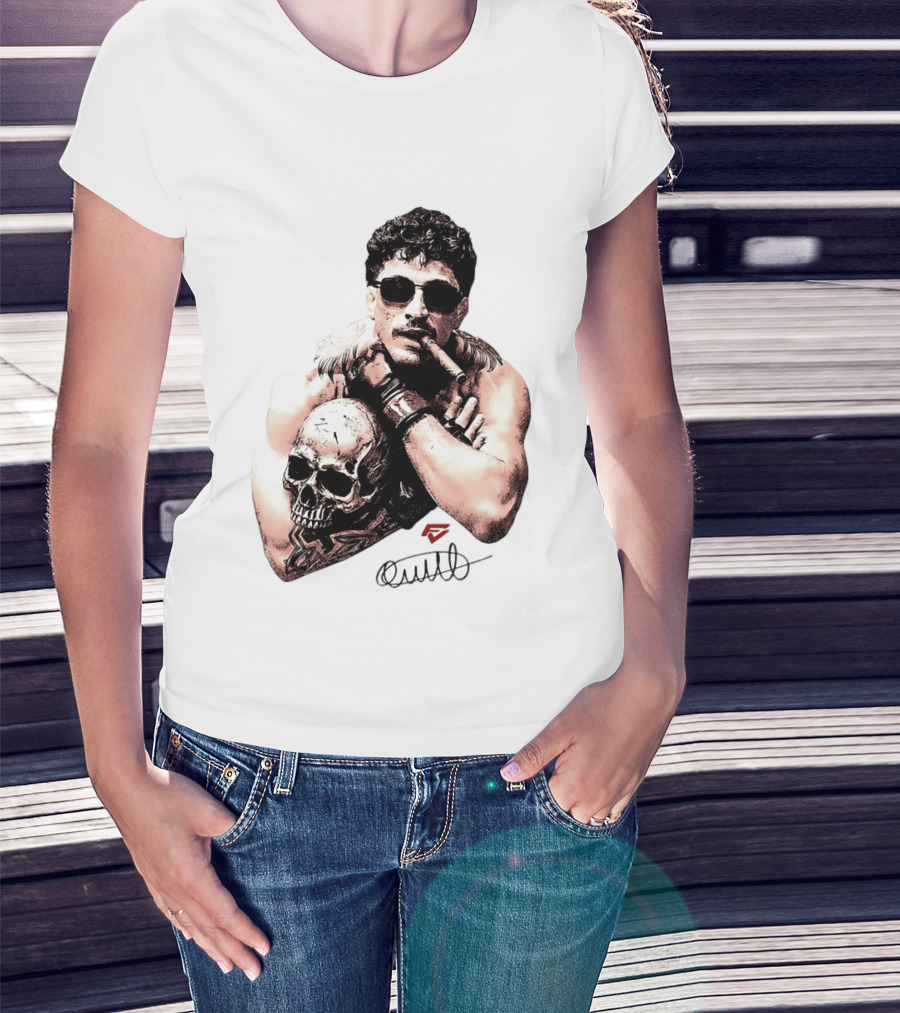 Smokilld Smokebreak Skull Tattoo Sunglasses Cigar T-Shirt