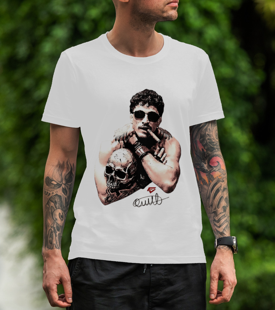 Smokilld Smokebreak Skull Tattoo Sunglasses Cigar T-Shirt