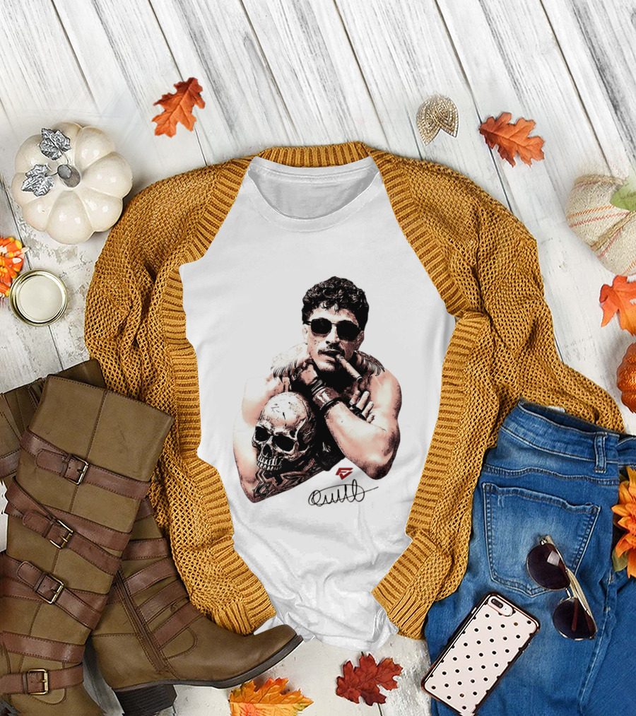 Smokilld Smokebreak Skull Tattoo Sunglasses Cigar T-Shirt