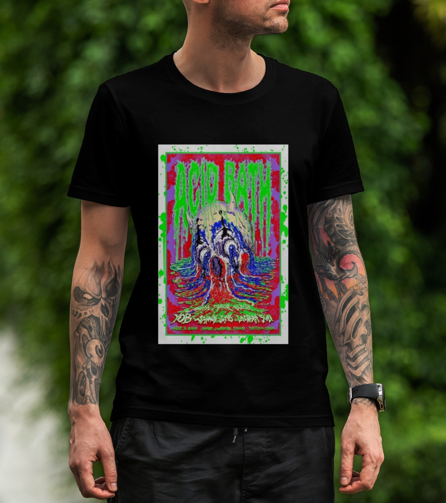 Acid Bath Job Nunemacher Pioneer Courthouse Square Portland Oregon August 16 2026 T-Shirt