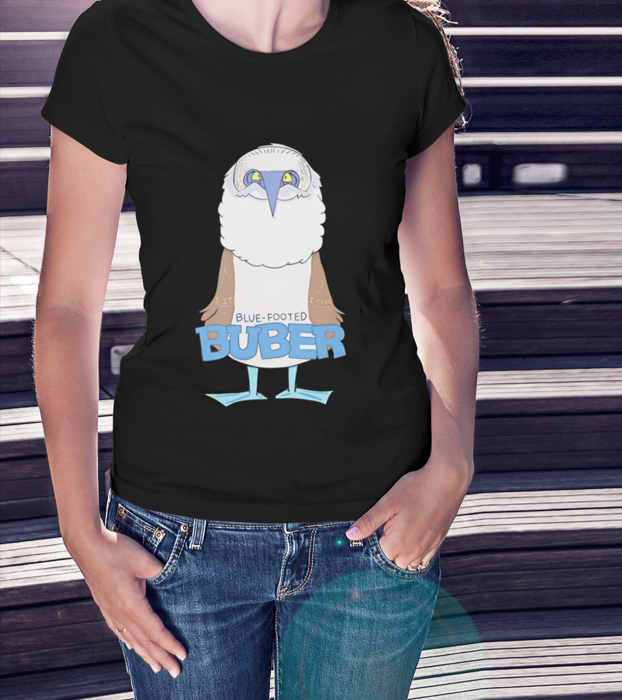 Blue Footed Buber I It I Thou Blue Footed Booby Bird T-Shirt