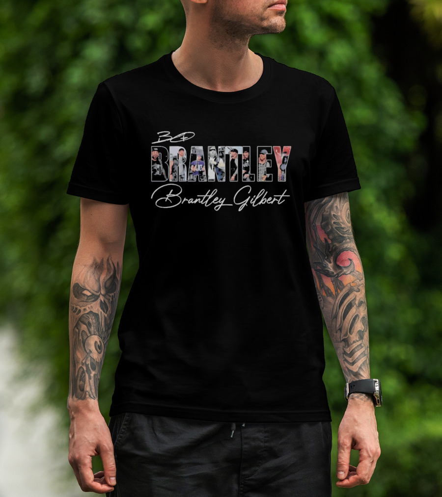 Brantley Gilbert BG Country Music Signatures T-Shirt