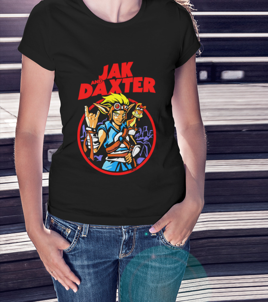 Jak And Daxter Iconic Characters T-Shirt