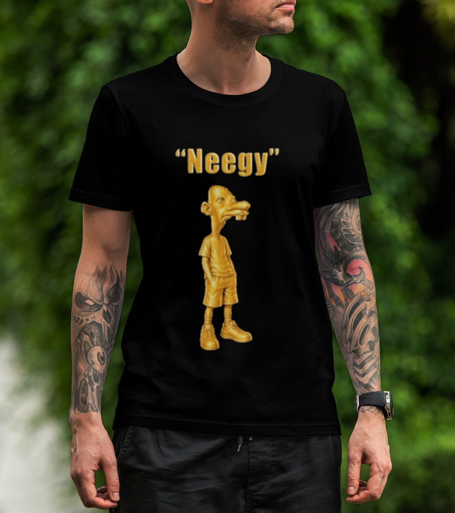 Neegy Energy Tung Tung Vintage Cartoon T-Shirt