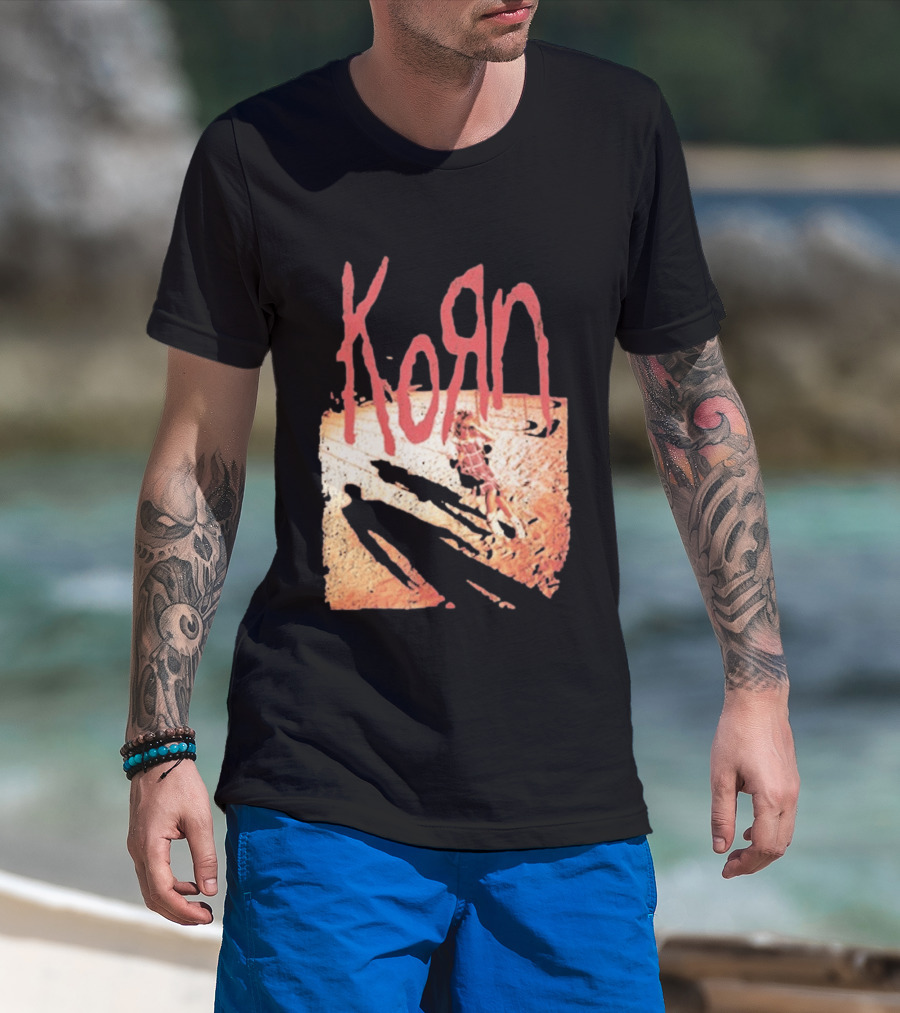 Korn Self Titled Album Cover Art With Distressed Child T-Shirt