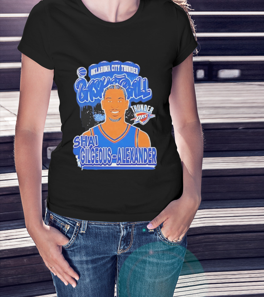 Shai Gilgeous Alexander Oklahoma City Thunder Basketball OKC Thunder T-Shirt