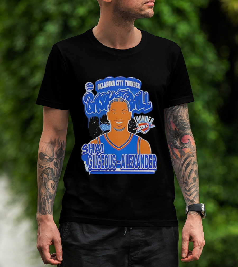 Shai Gilgeous Alexander Oklahoma City Thunder Basketball OKC Thunder T-Shirt