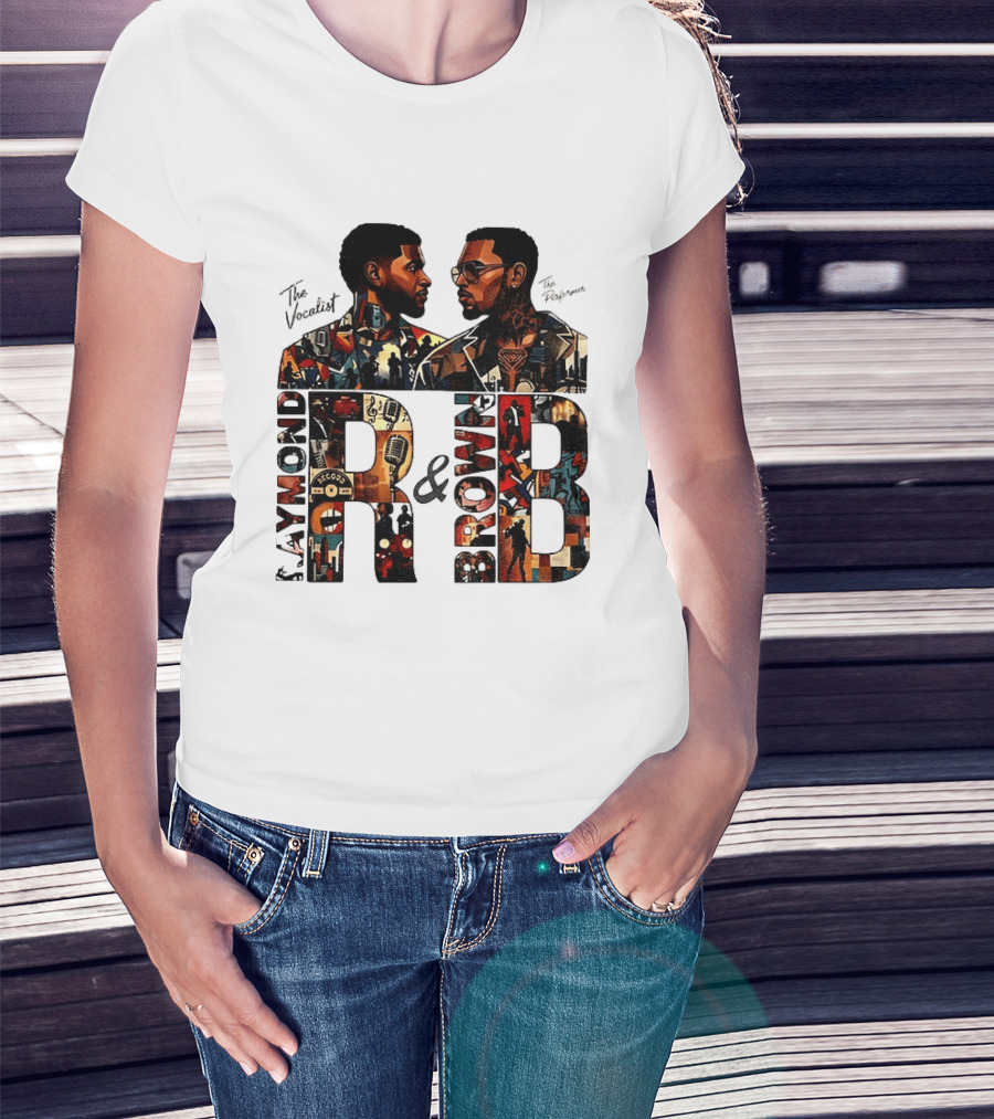 Usher Chris Brown Raymond R And B Tour 2026 Concert Hip Hop The Vocalist The Performer T-Shirt