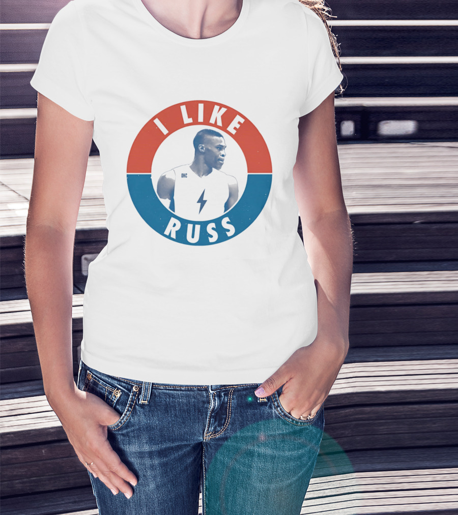 I Like Russ Oklahoma City Thunder Westbrook T-Shirt