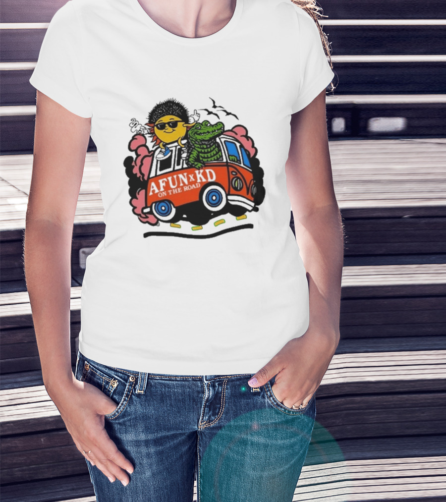 Kitchen Dwellers Andy Frasco AFUN X KD Tour 2026 On The Road Bus Adventure T-Shirt