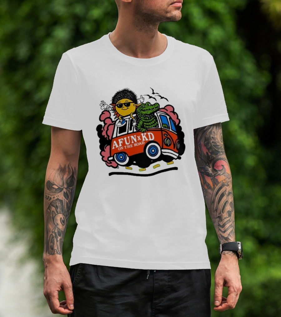 Kitchen Dwellers Andy Frasco AFUN X KD Tour 2026 On The Road Bus Adventure T-Shirt