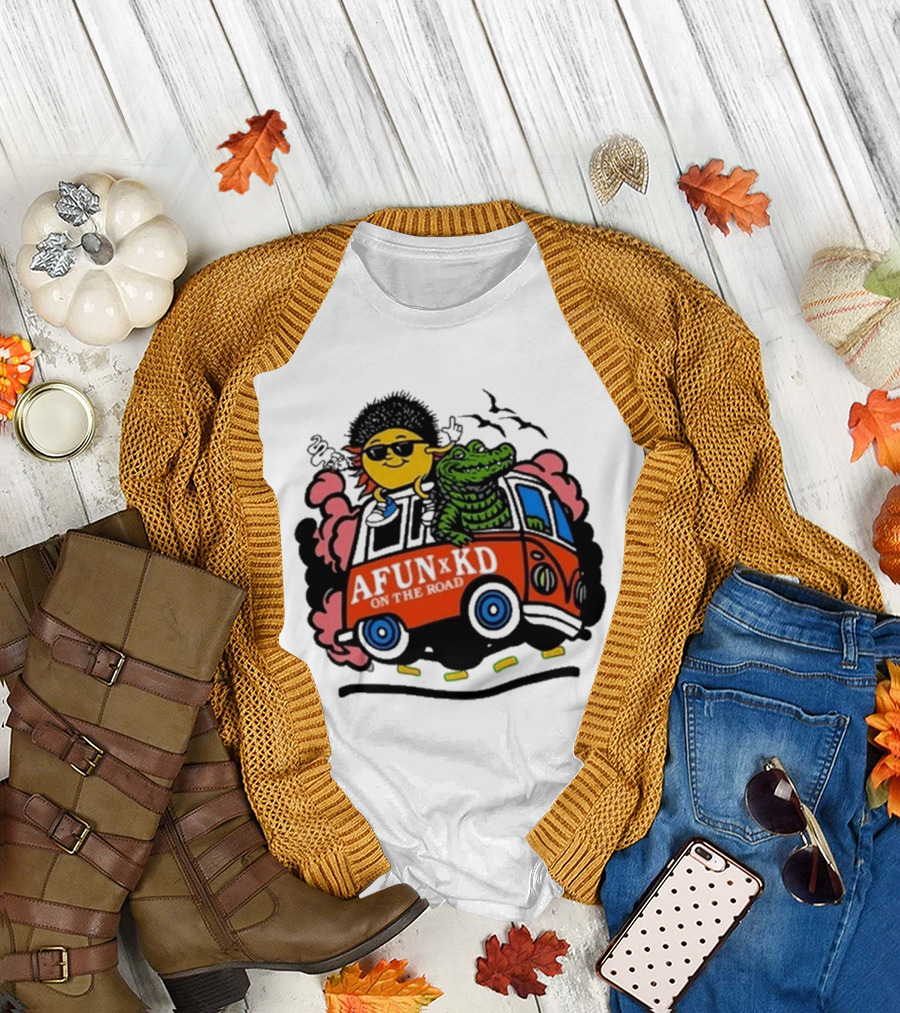Kitchen Dwellers Andy Frasco AFUN X KD Tour 2026 On The Road Bus Adventure T-Shirt