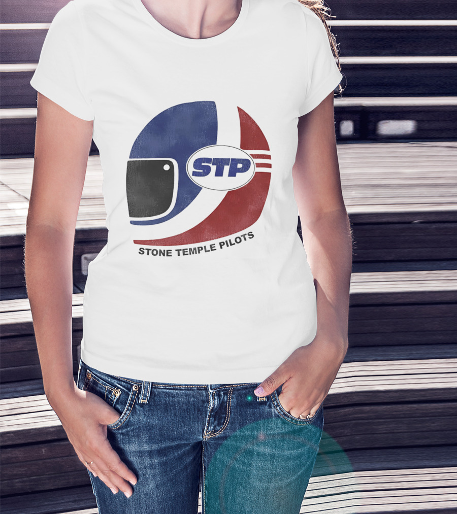 Stone Temple Pilots STP Helmet T-Shirt