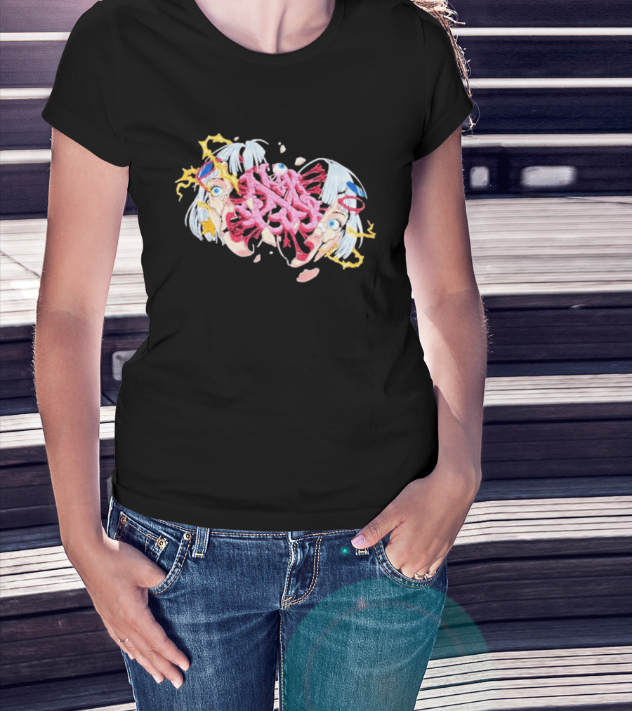 Hghmnds Head Split Surreal Pop Art Explosion T-Shirt