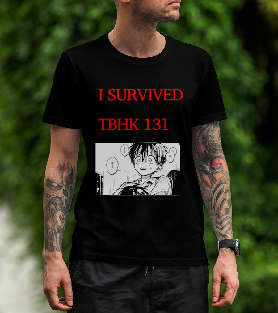 I Survived Tbhk 131 Crying Boy Manga Panel Japanese Comic Scene T-Shirt