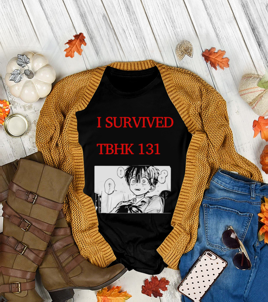 I Survived Tbhk 131 Crying Boy Manga Panel Japanese Comic Scene T-Shirt