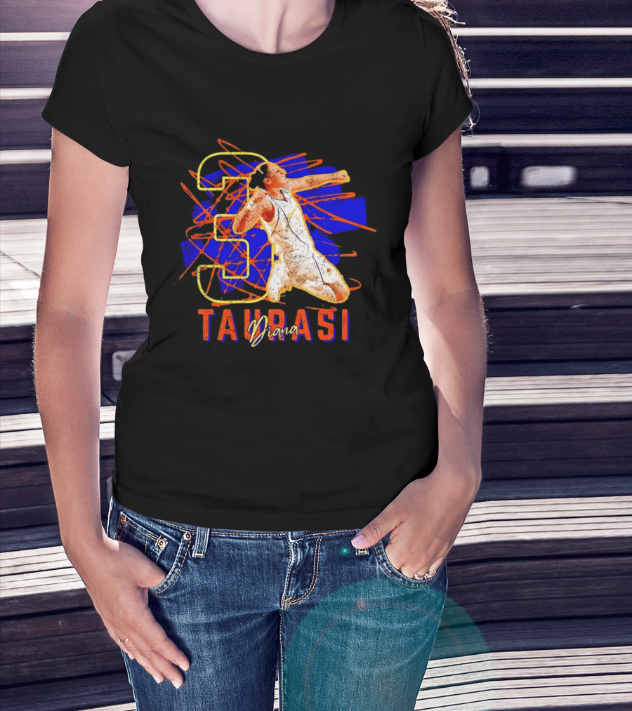 Diana Taurasi No 3 Phoenix Mercury WNBA Basketball T-Shirt