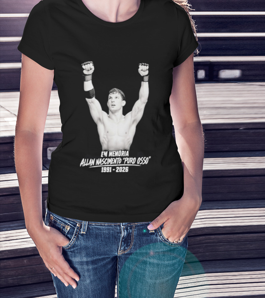 Ian Machado Garry Em Memória Allan Nascimento Puro Osso 1990 2026 T-Shirt