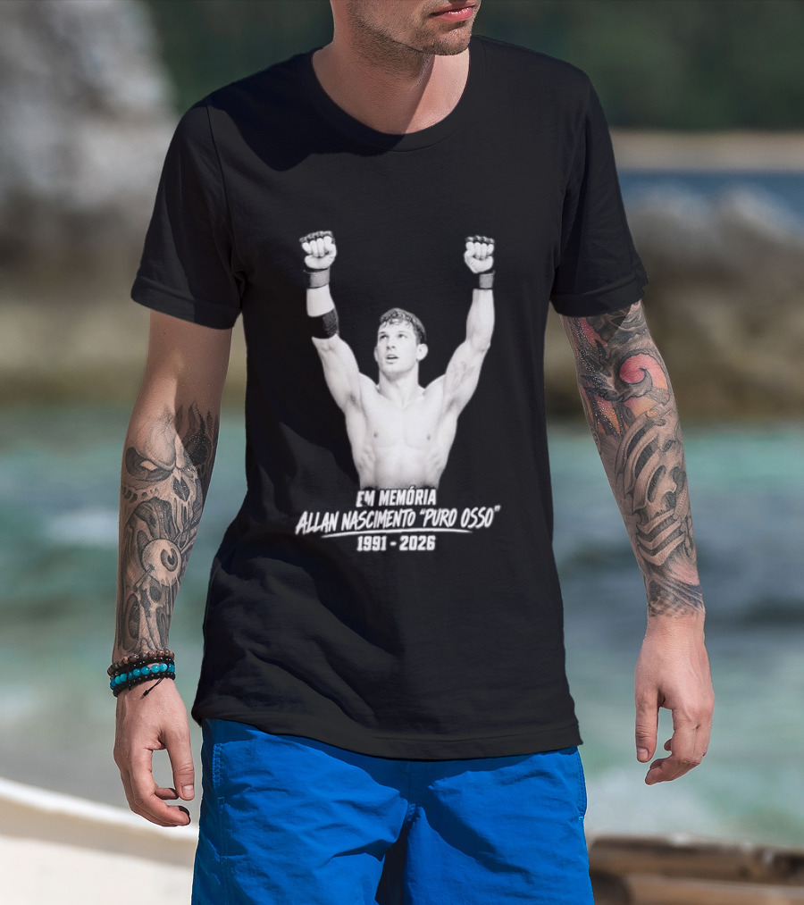 Ian Machado Garry Em Memória Allan Nascimento Puro Osso 1990 2026 T-Shirt