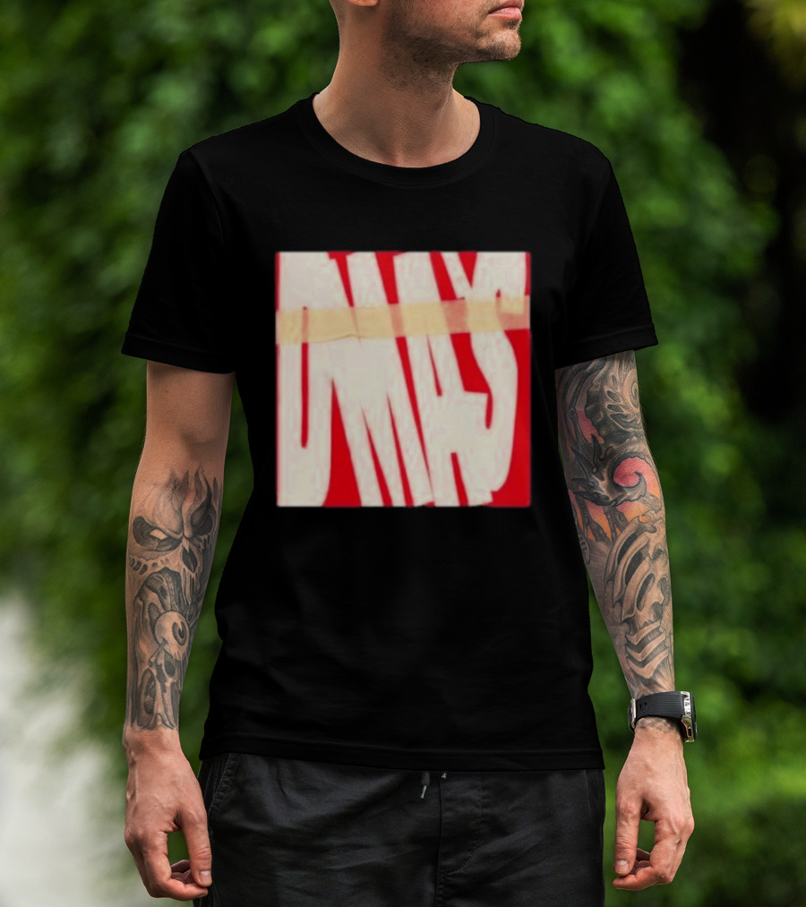 DMA's DMA's Album Cover Art Distorted Red White T-Shirt