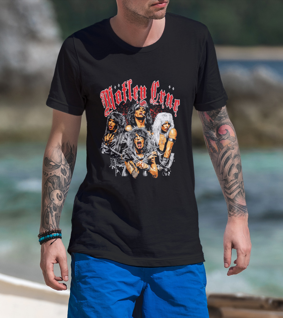 Mötley Crüe Classic Band Members T-Shirt