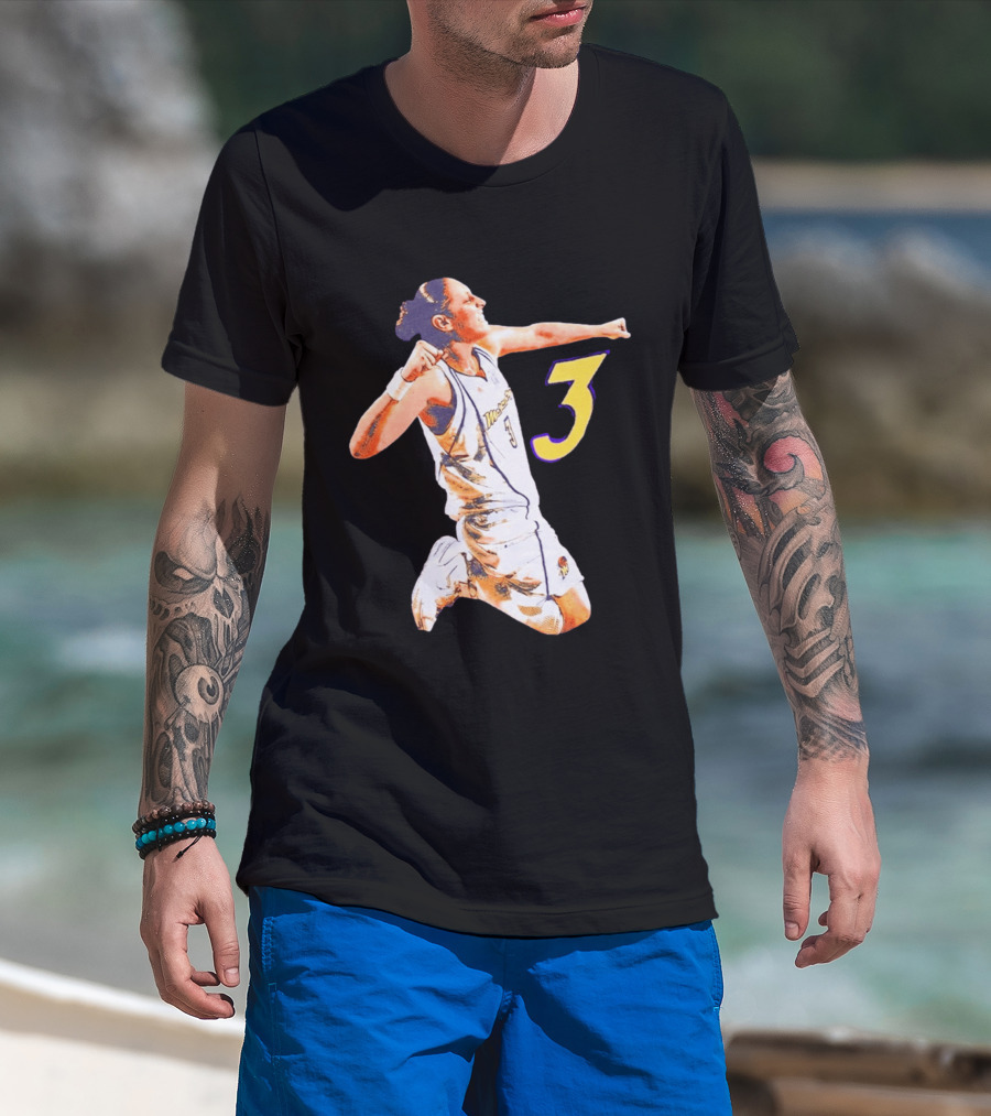 Mercury Diana Taurasi Number 3 Celebration Pose T-Shirt