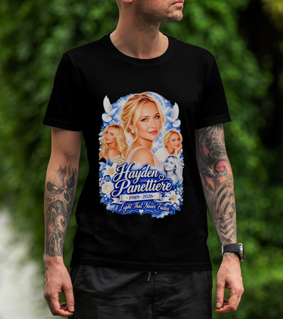Hayden Panettiere 1989 2026 A Light That Never Fades T-Shirt