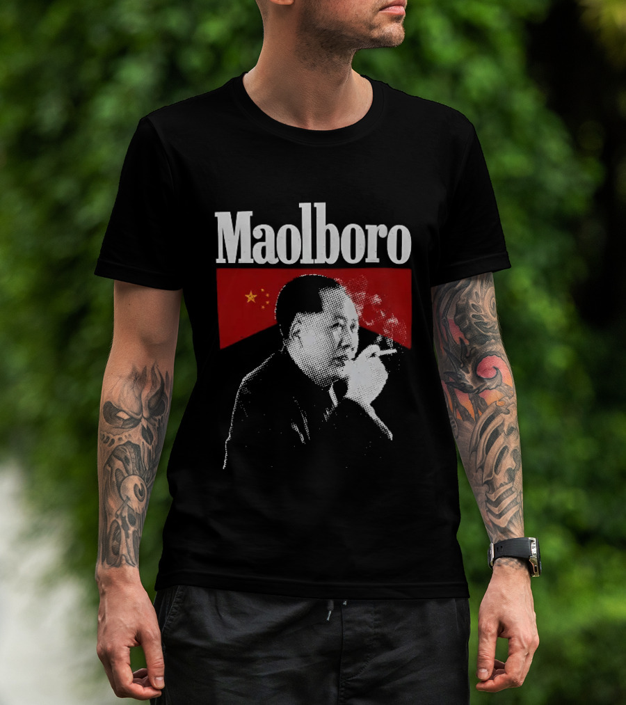 Maolboro Smoking Chairman Mao Zedong Communist T-Shirt