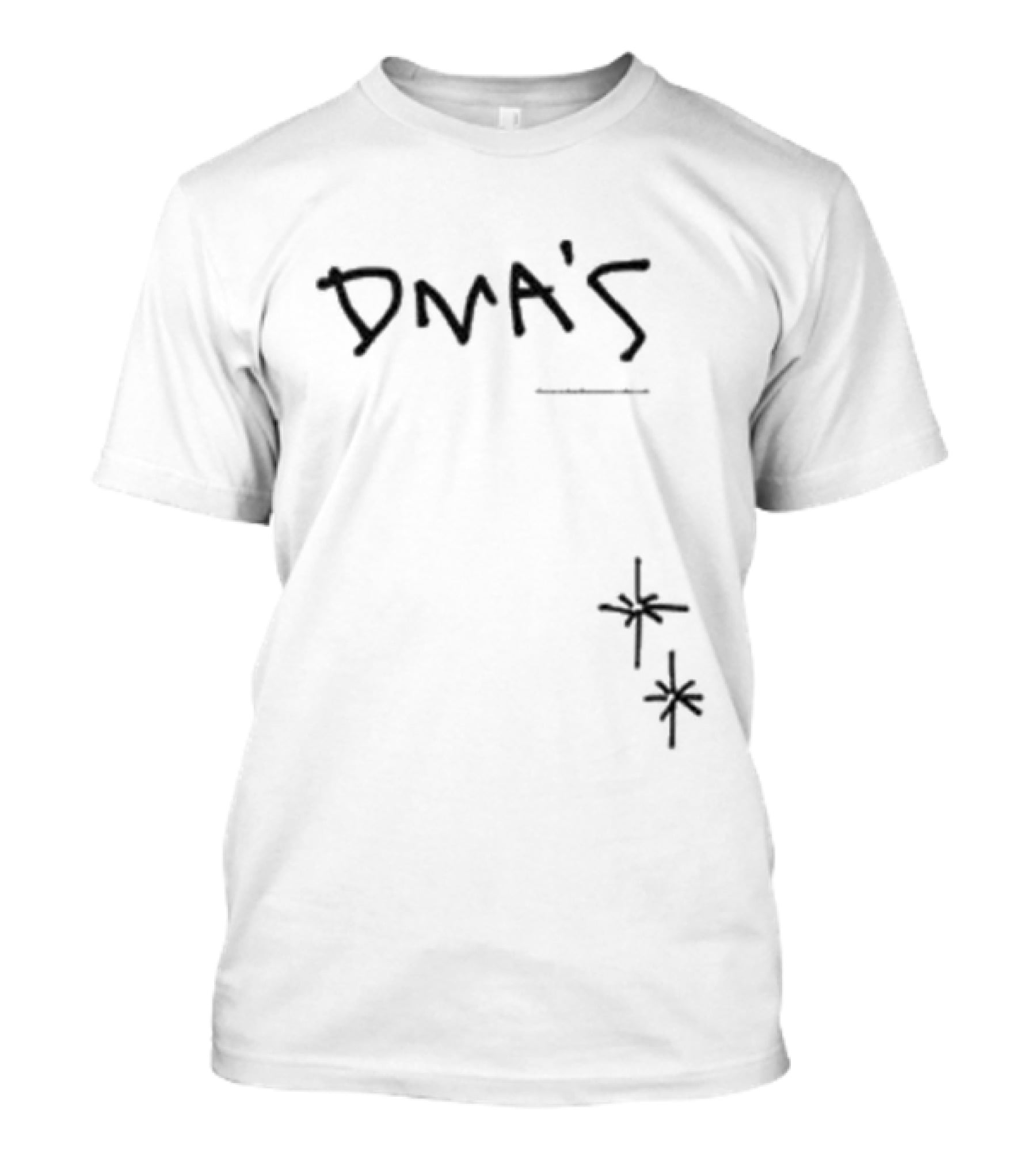 DMA'S Minimalist Album Art Tracklist With Distinctive Cross T-Shirt