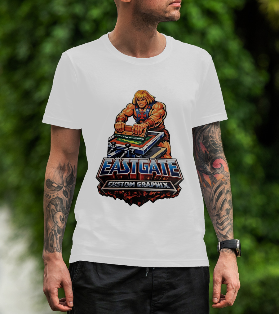 Eastgate Custom Graphix He Man Screen Printing T-Shirt