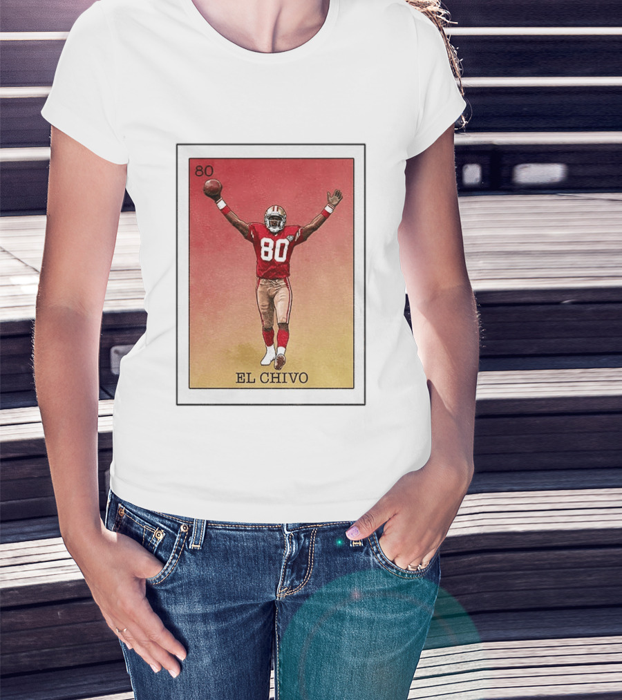 El Chivo 80 San Francisco 49ers Loteria Card T-Shirt