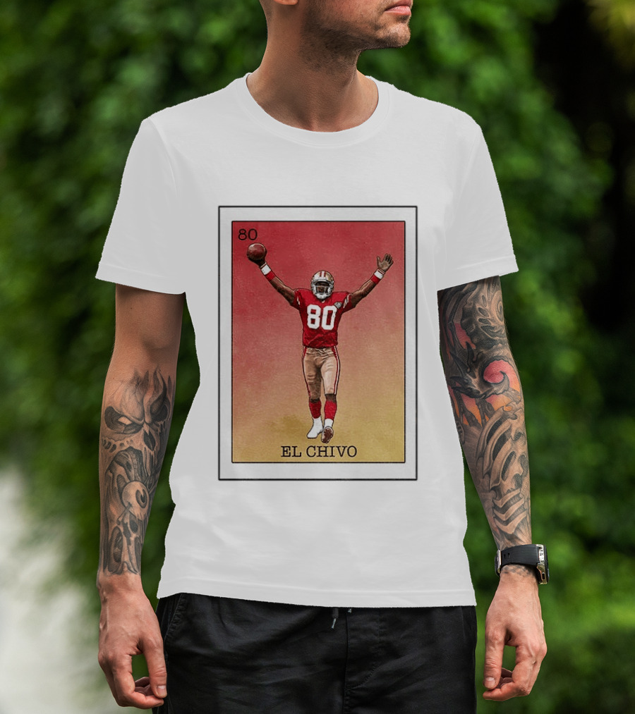 El Chivo 80 San Francisco 49ers Loteria Card T-Shirt