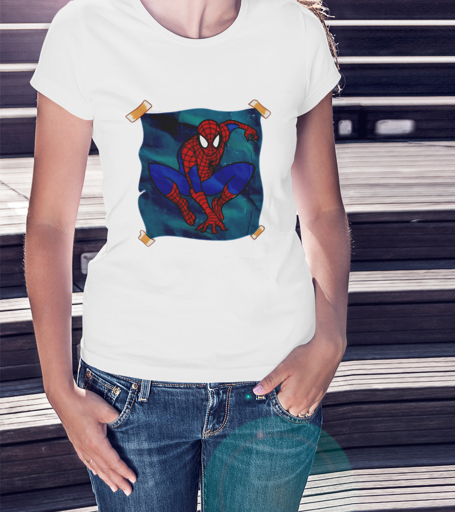 Spider Man Marvel Comics Superhero Iconic Action Pose T-Shirt