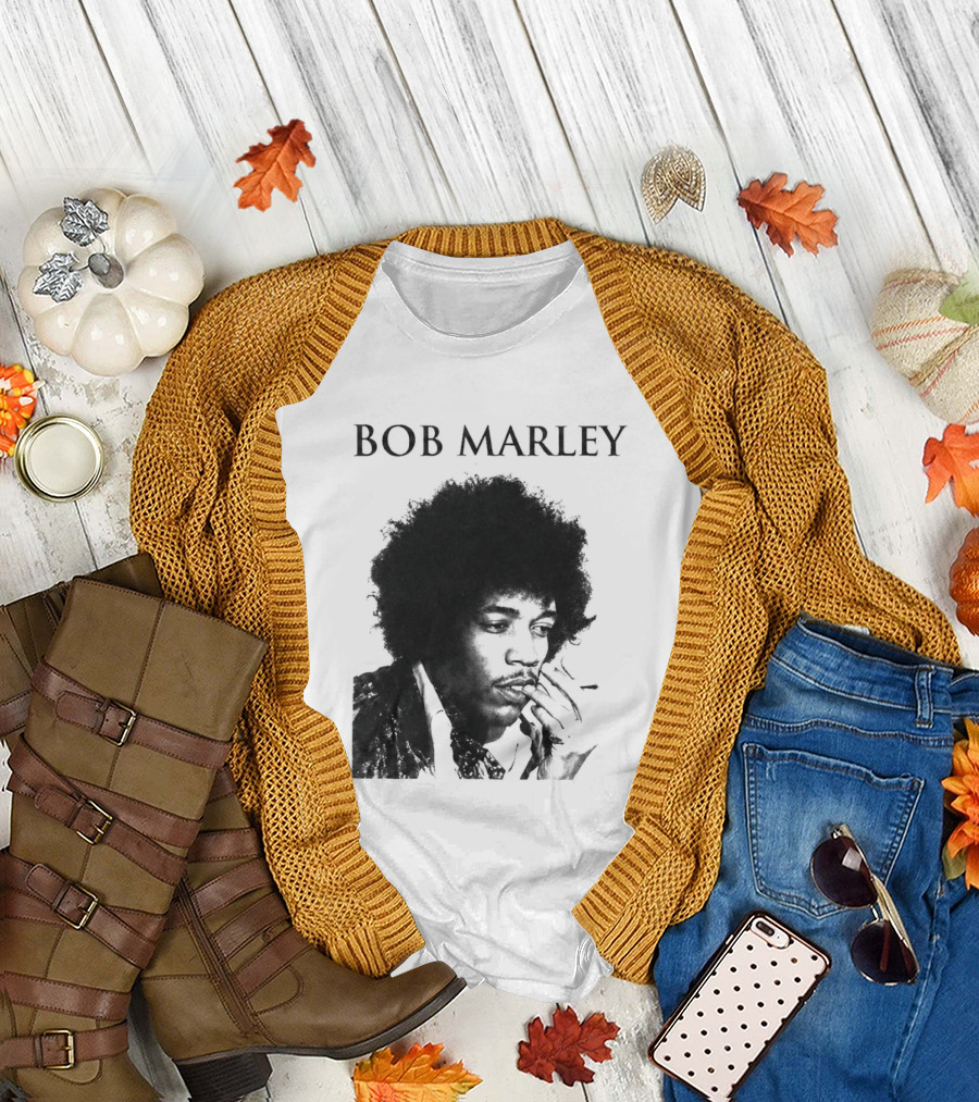 Bob Marley Jimi Hendrix T-Shirt