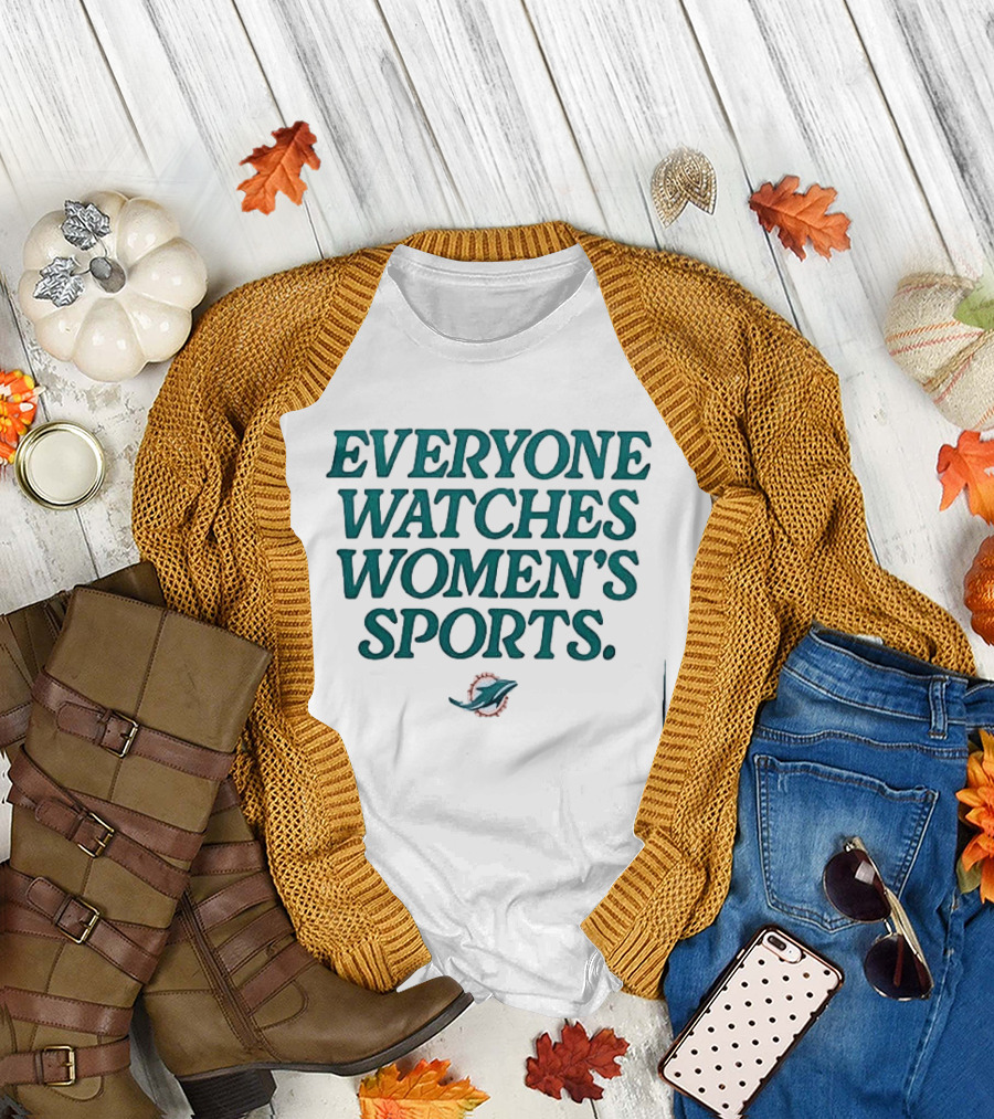 Miami Dolphins Everyone Es Women's Sports T-Shirt