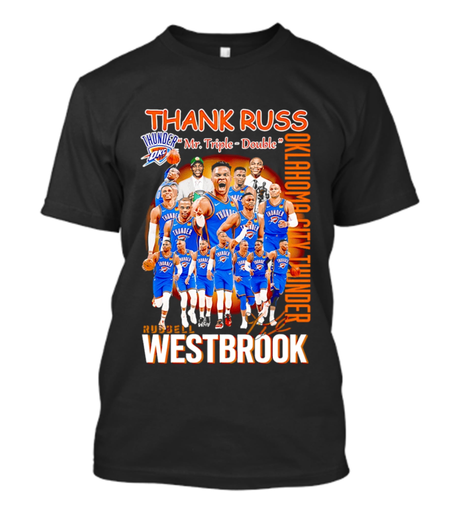 Thank Russ Mr Triple Double Oklahoma City Thunder Russell Westbrook T-Shirt