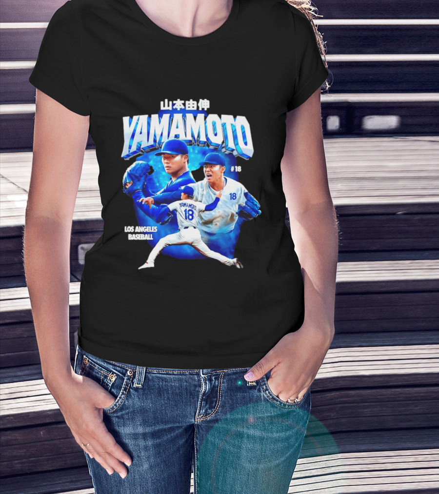 Yamamoto #18 Los Angeles Baseball 2026 T-Shirt