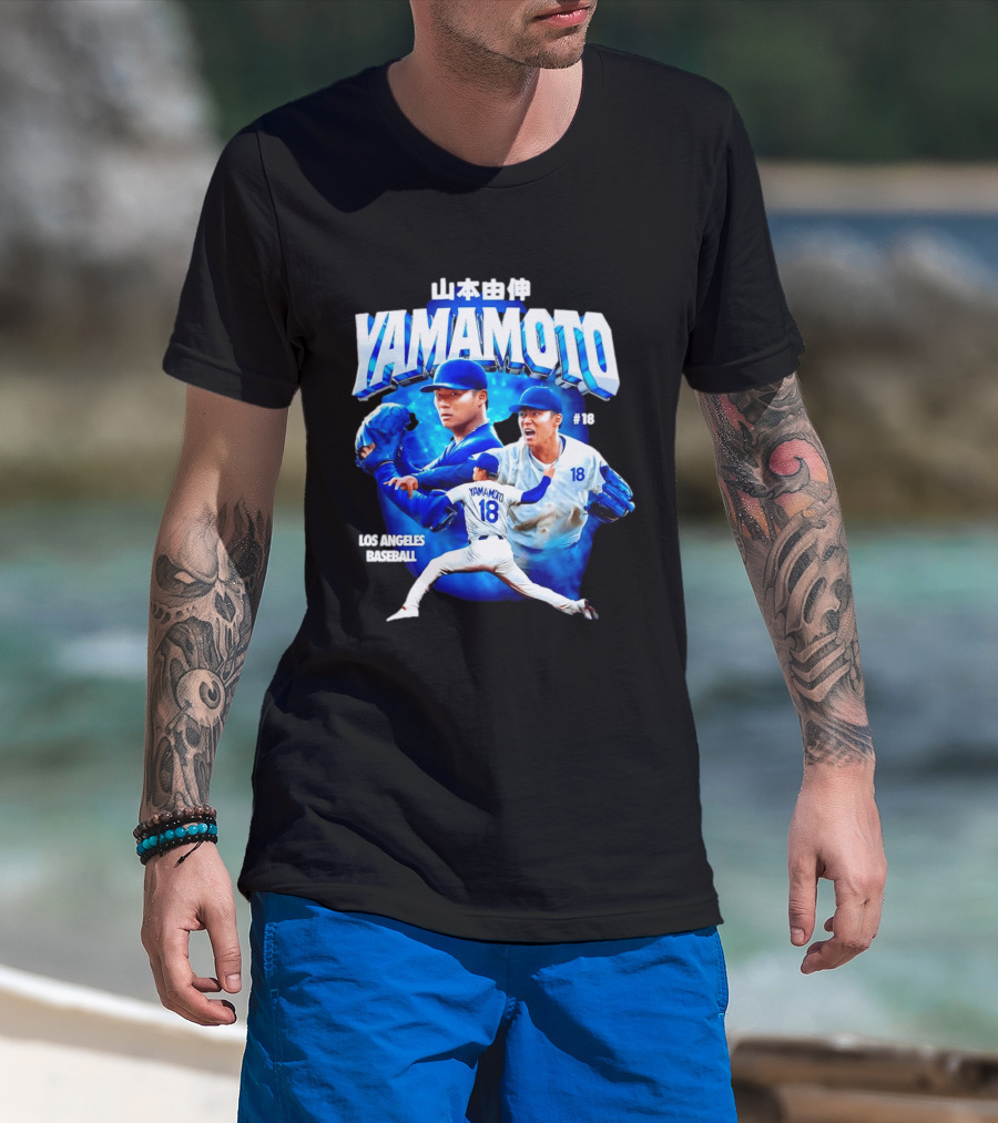 Yamamoto #18 Los Angeles Baseball 2026 T-Shirt