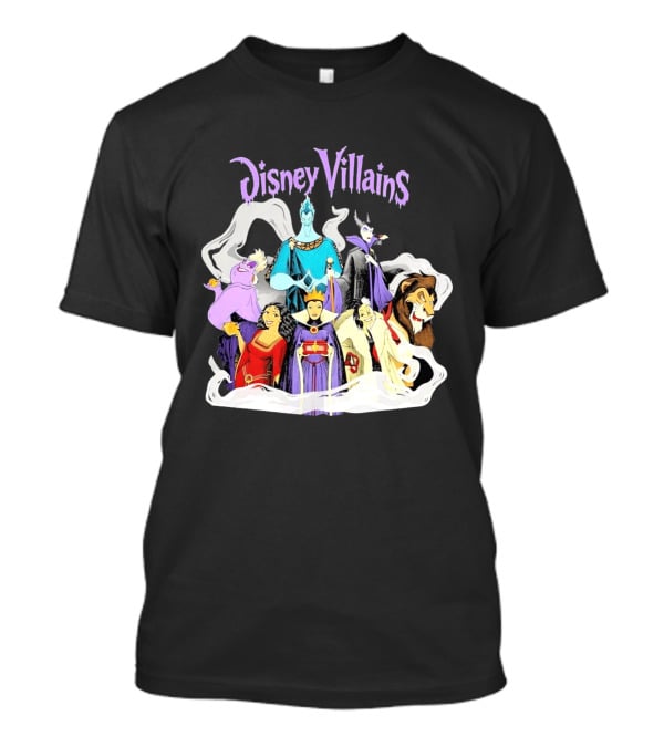 Disney Villains Halloween Squad Maleficent Hades Ursula Scar Evil Queen Cruella De Vil T-Shirt